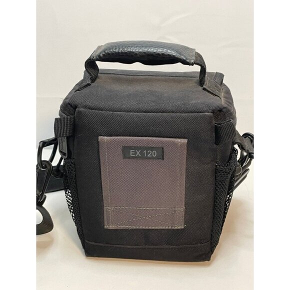 Lowepro Ex 120 Camera SLR shoulder bag pockets 7" x 7" x 5" black - Picture 3 of 16